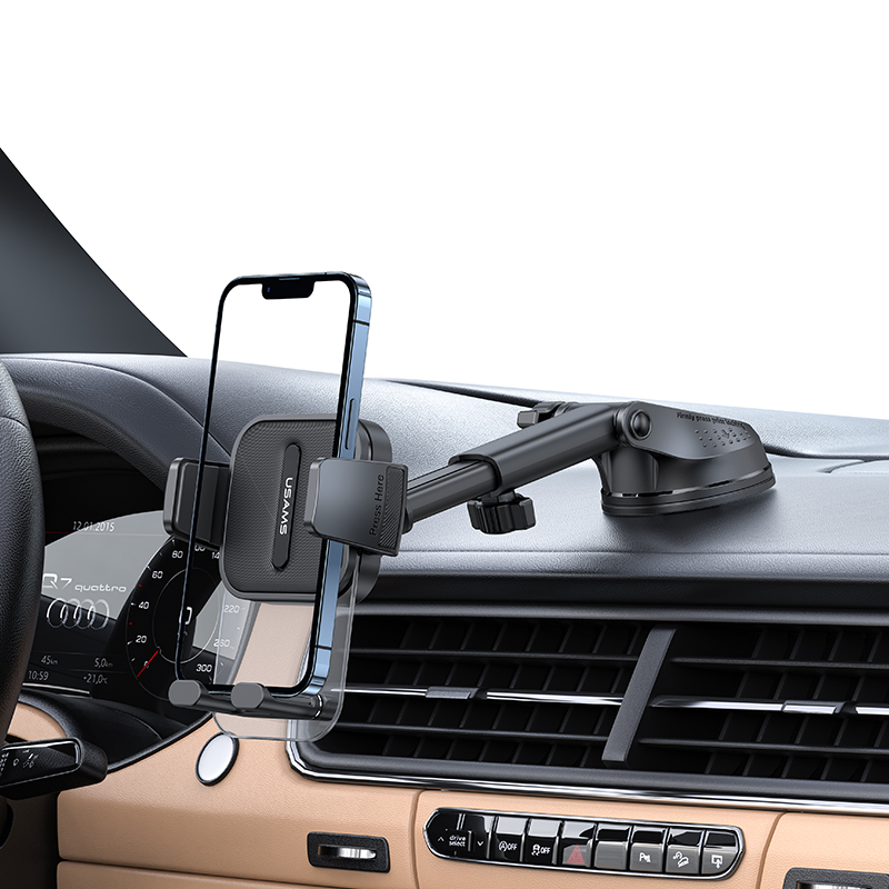 US-ZJ072 Car Center Console Retractable Transparent Holder